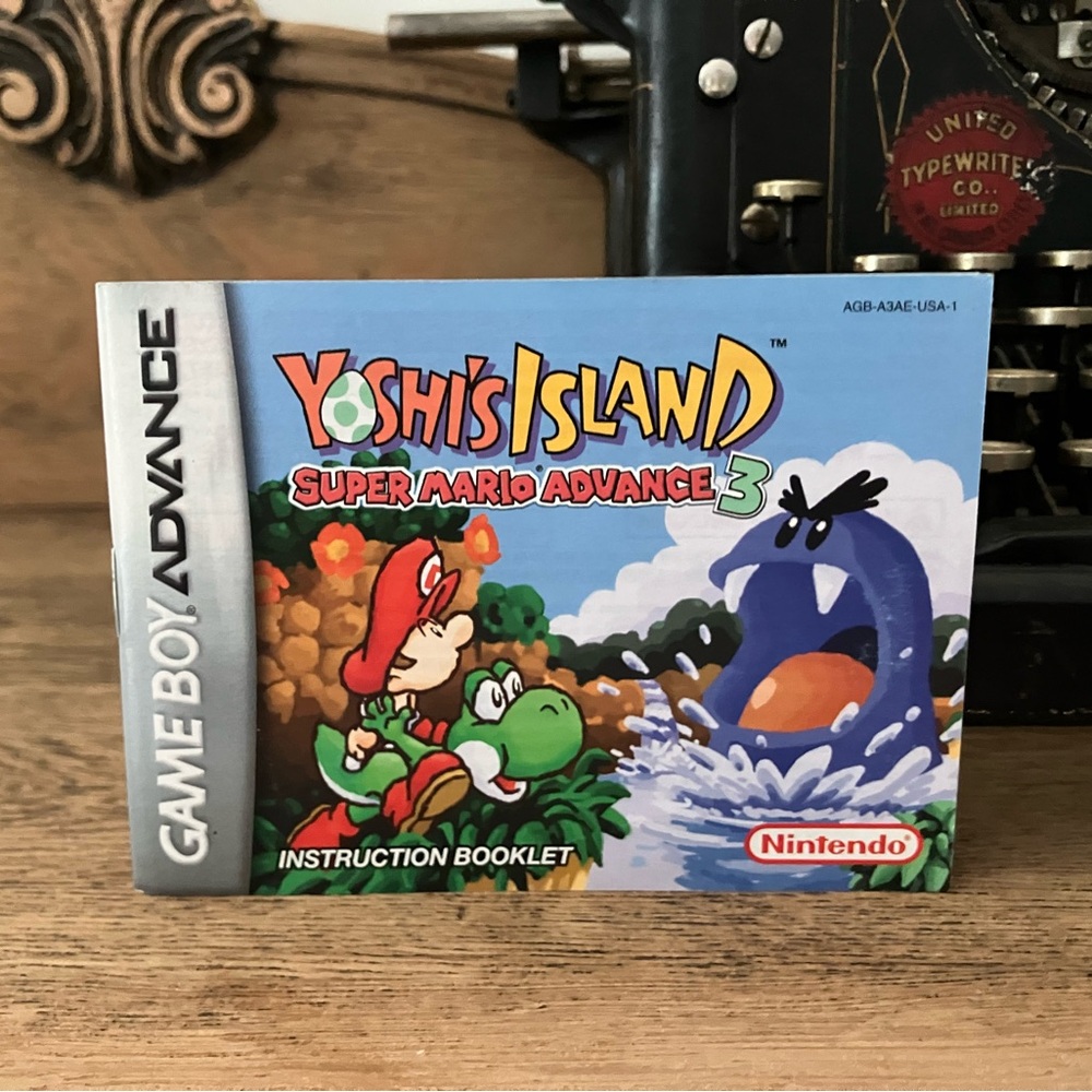 Super Mario Advance 3: Yoshi's Island - Game Boy Advance Manual only